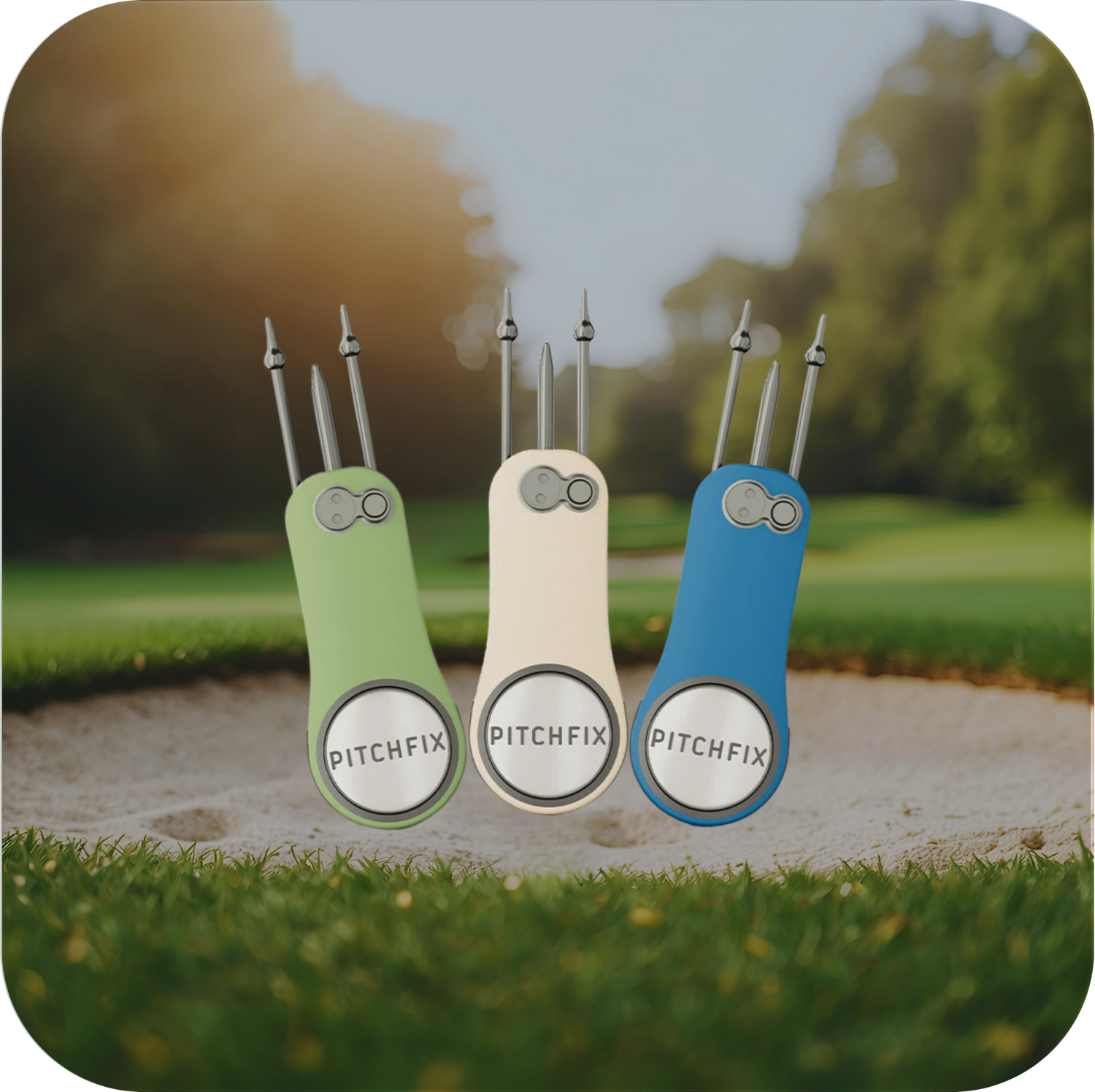 Relève-pitch de golf Pitchfix Fusion 2.5 ergonomique - Accessoire de green technologique