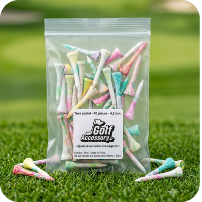 achet de tees de golf en bambou ecologique - Accessoire grand jeu performance