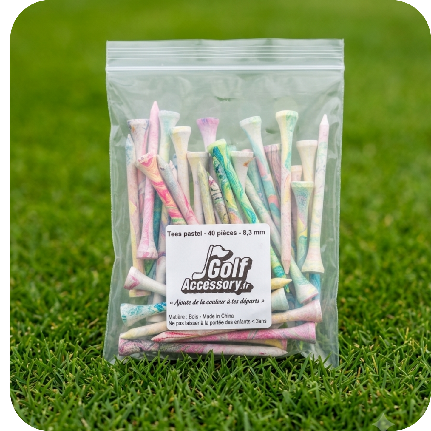 Optimisez votre mise en jeu avec nos tees de golf haute résistance. Moins de friction pour plus de distance, durabilité maximale. Stock en France & livraison rapide.