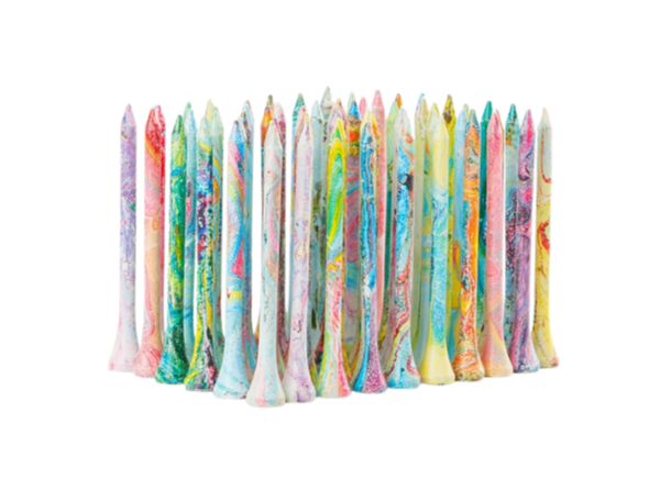 Tees Multicolores Pastel 8.3 cm (Driver)