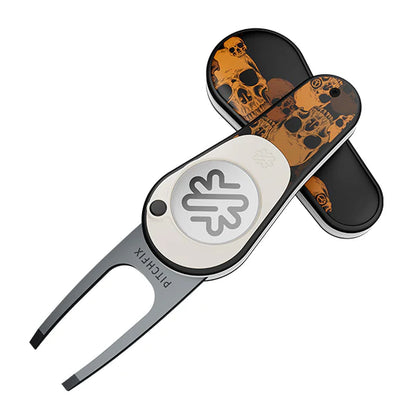 Releve-pitch de golf Pitchfix Ultima - Motifs Uniques Accessoire de green premium avec marque-balle